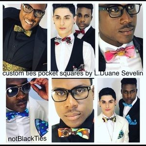 notBlackTies Bowtie’s Pocket Squares Cummerbunds